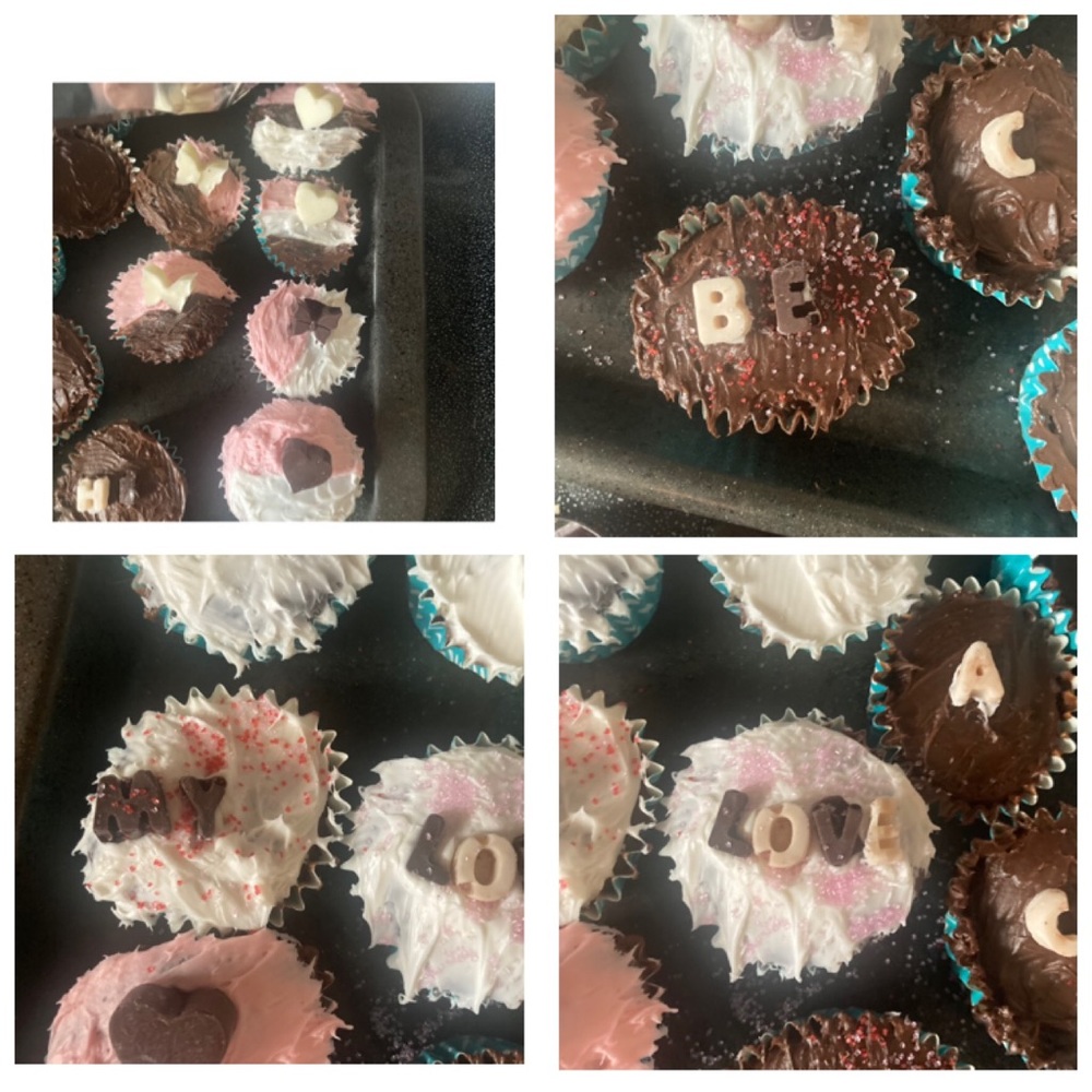 Assorted Valentine’s Day cupcakes custom made to your perfection